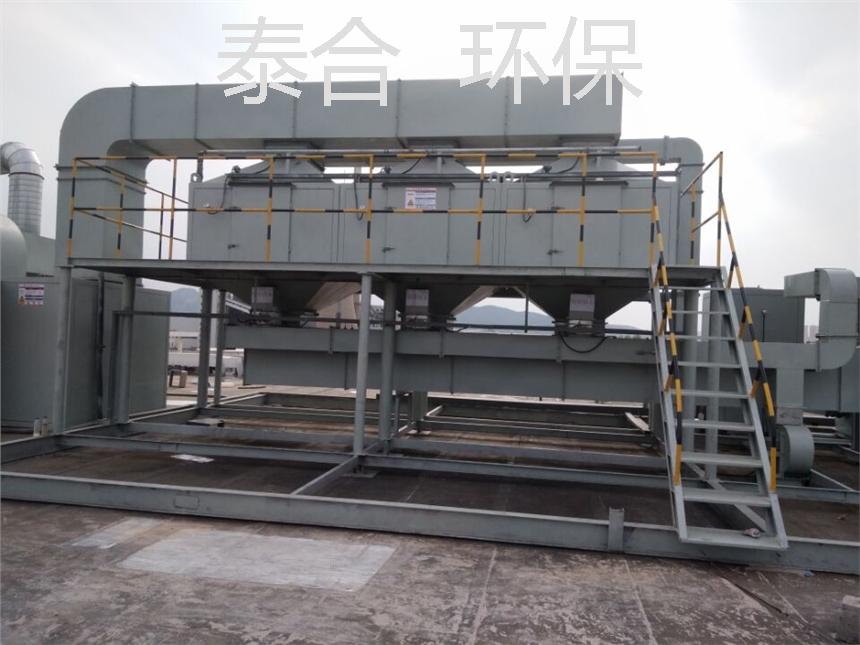 秦皇岛汽车喷涂车间6万风量催化燃烧
